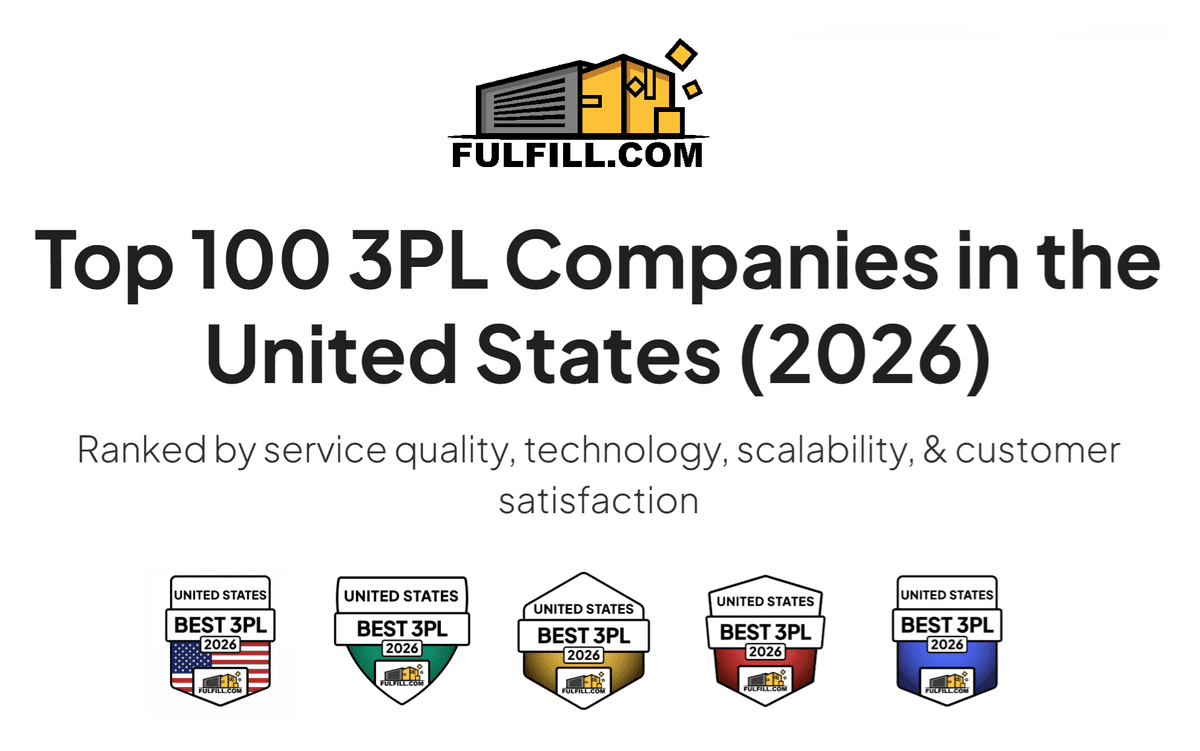 Fulfill.com Top 100 3PL Companies